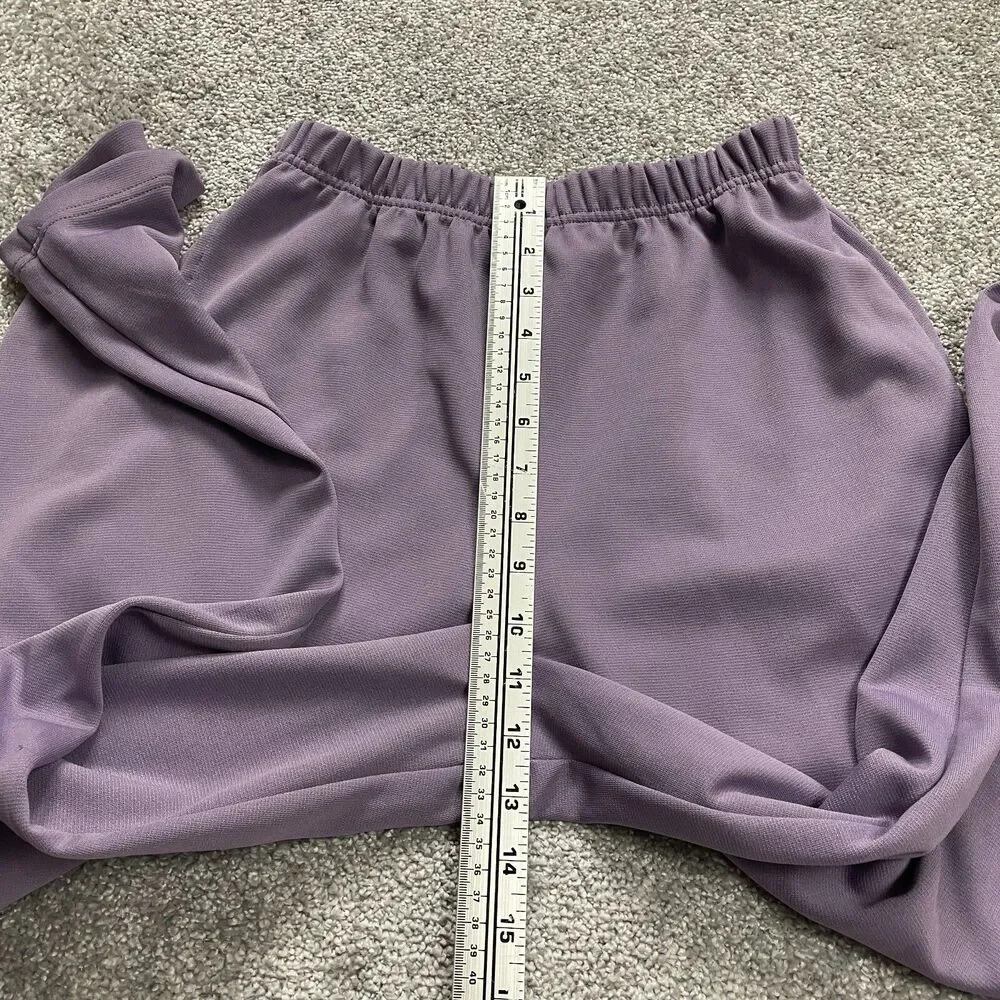 Blair Sweatpants Womens 10 Light Purple 24x29 Straight Leg Soft Elastic Vintage